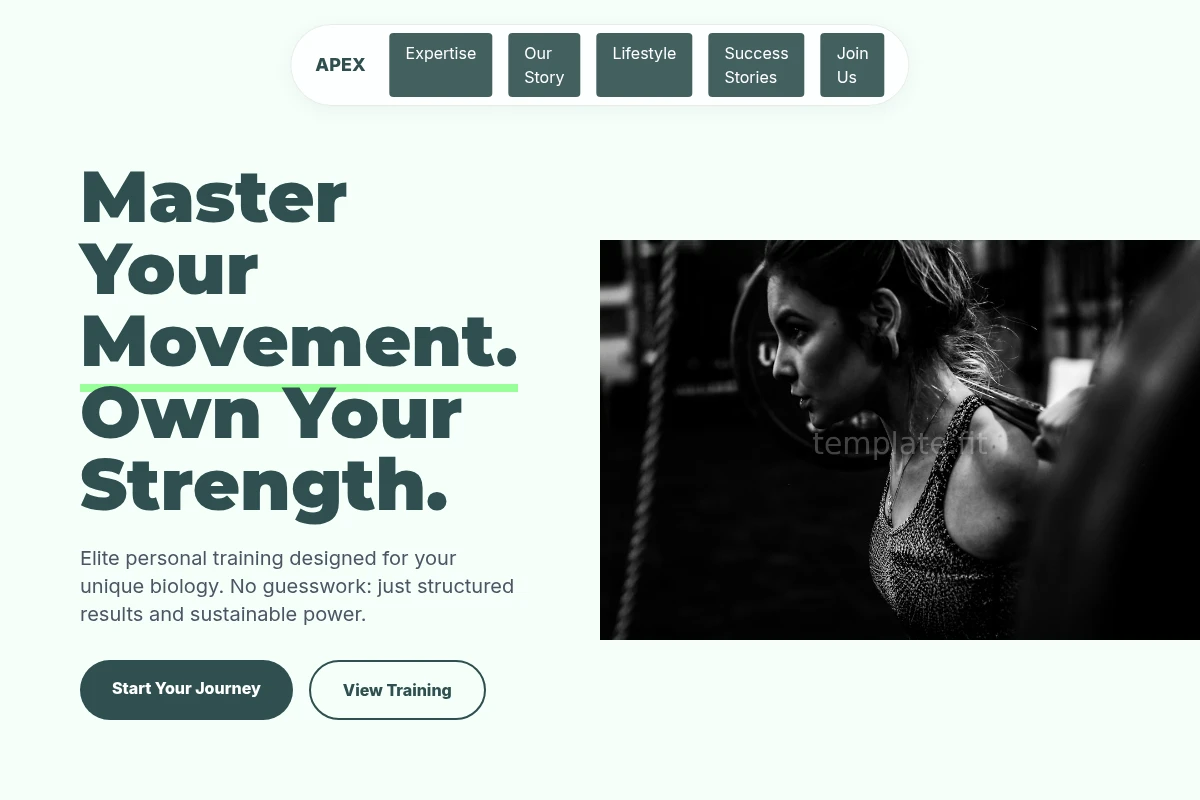 Latest Fitness Website Design